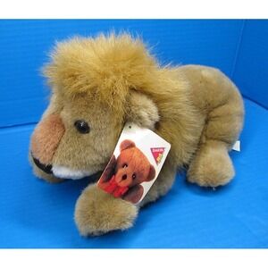VTG Dakin Applause Laying Leo Lion Plush Stuffed Animal w/Tag 23804